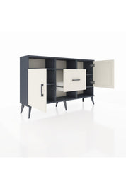 Arges Konsol 5 Raflı Tek Çekmeceli 2 Kapaklı 132x30x83 - S144M008V13A