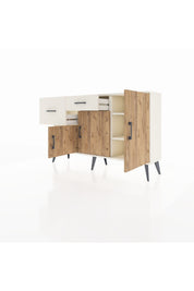 Arges Konsol 3 Raflı 2 Çekmeceli 3 Kapaklı 132x30x83 - S144M009V01A