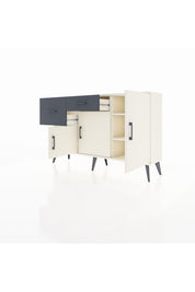 Arges Konsol 3 Raflı 2 Çekmeceli 3 Kapaklı 132x30x83 - S144M009V05A