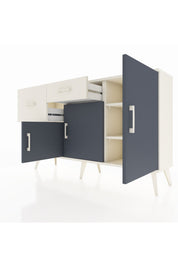 Arges Konsol 3 Raflı 2 Çekmeceli 3 Kapaklı 132x30x83 - S144M009V07A