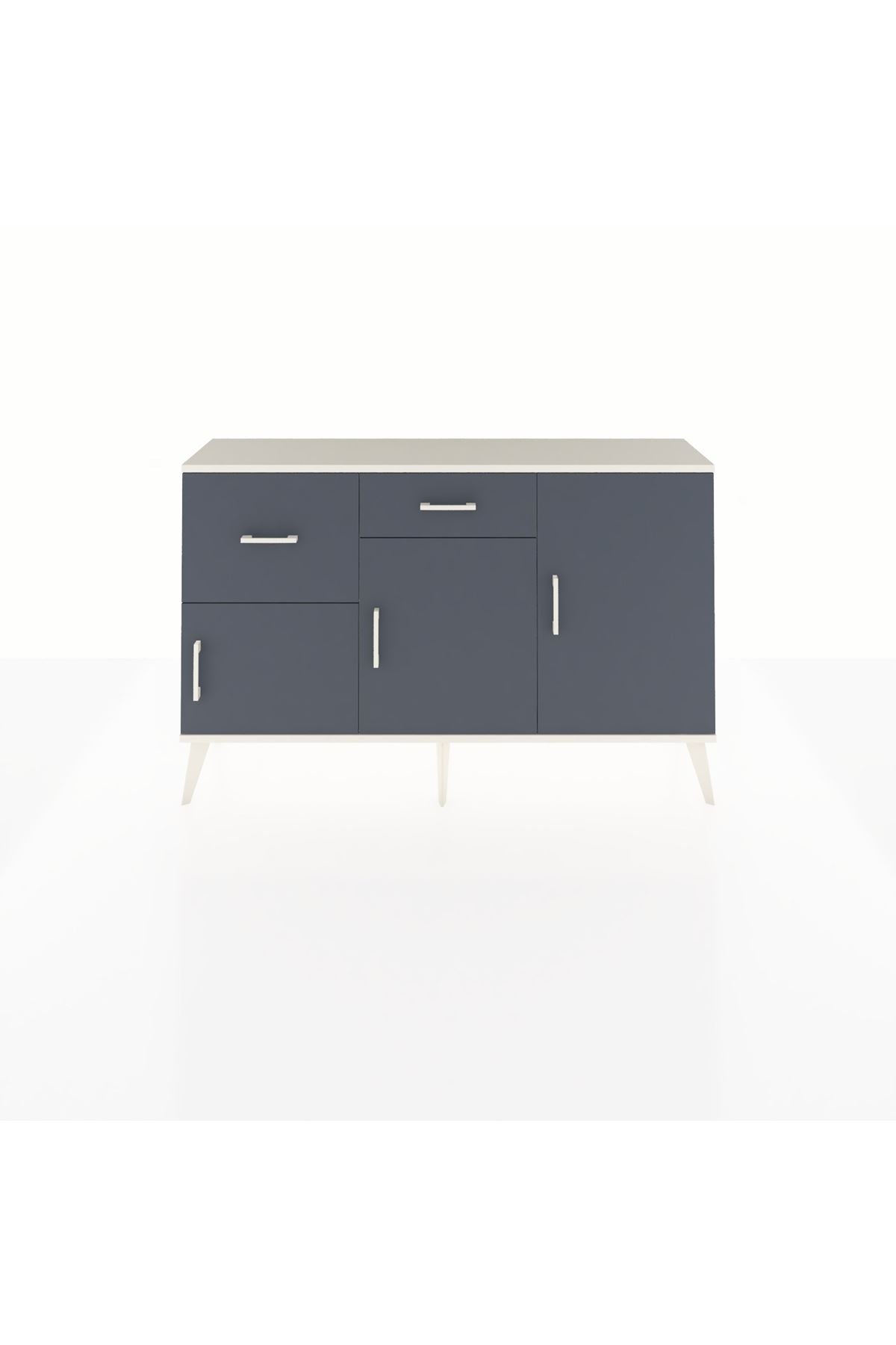 Arges Konsol 3 Raflı 2 Çekmeceli 3 Kapaklı 132x30x83 - S144M009V08A