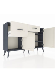Arges Konsol 3 Raflı 2 Çekmeceli 3 Kapaklı 132x30x83 - S144M009V13A