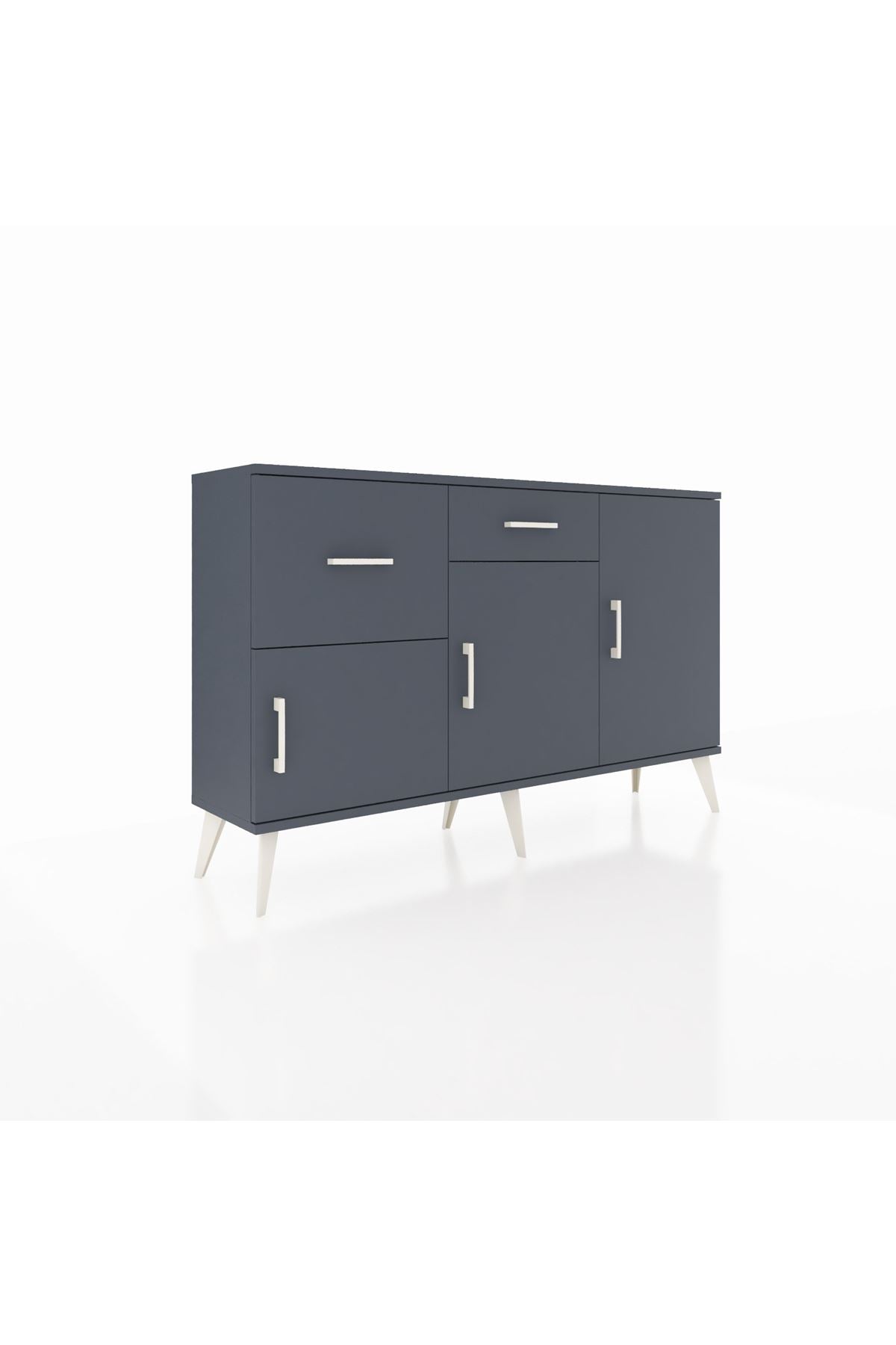 Arges Konsol 3 Raflı 2 Çekmeceli 3 Kapaklı 132x30x83 - S144M009V17A