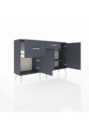 Arges Konsol 3 Raflı 2 Çekmeceli 3 Kapaklı 132x30x83 - S144M009V17A
