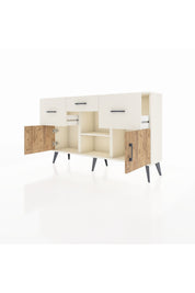 Arges Konsol Tek Raflı 3 Çekmeceli 3 Kapaklı 132x30x83 - S144M010V01A