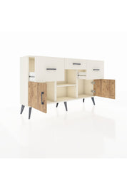 Arges Konsol Tek Raflı 3 Çekmeceli 3 Kapaklı 132x30x83 - S144M010V01A