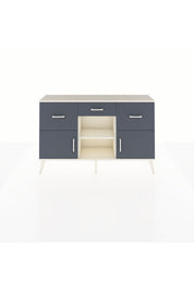 Arges Konsol Tek Raflı 3 Çekmeceli 3 Kapaklı 132x30x83 - S144M010V08A