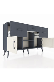 Arges Konsol Tek Raflı 3 Çekmeceli 3 Kapaklı 132x30x83 - S144M010V14A