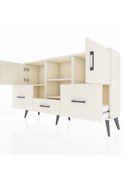 Arges Konsol 4 Raflı 3 Çekmeceli 3 Kapaklı 132x30x83 - S144M011V04A
