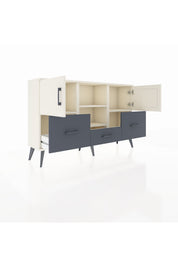 Arges Konsol 4 Raflı 3 Çekmeceli 3 Kapaklı 132x30x83 - S144M011V05A