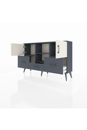 Arges Konsol 4 Raflı 3 Çekmeceli 3 Kapaklı 132x30x83 - S144M011V14A