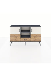 Arges Konsol 4 Raflı 3 Çekmeceli 3 Kapaklı 132x30x83 - S144M011V15A