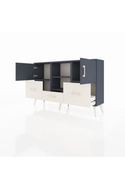 Arges Konsol 4 Raflı 3 Çekmeceli 3 Kapaklı 132x30x83 - S144M011V16A