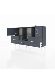 Arges Konsol 4 Raflı 3 Çekmeceli 3 Kapaklı 132x30x83 - S144M011V17A