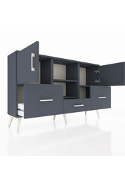 Arges Konsol 4 Raflı 3 Çekmeceli 3 Kapaklı 132x30x83 - S144M011V17A