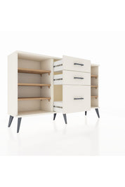 Arges Konsol 6 Raflı 3 Çekmeceli 132x30x83 - S144M012V01A