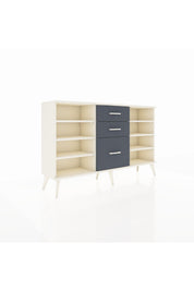 Arges Konsol 6 Raflı 3 Çekmeceli 132x30x83 - S144M012V05A