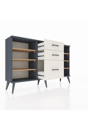 Arges Konsol 6 Raflı 3 Çekmeceli 132x30x83 - S144M012V10A