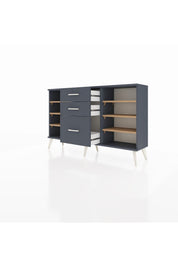 Arges Konsol 6 Raflı 3 Çekmeceli 132x30x83 - S144M012V11A
