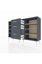 Arges Konsol 6 Raflı 3 Çekmeceli 132x30x83 - S144M012V11A
