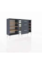 Arges Konsol 6 Raflı 3 Çekmeceli 132x30x83 - S144M012V11A