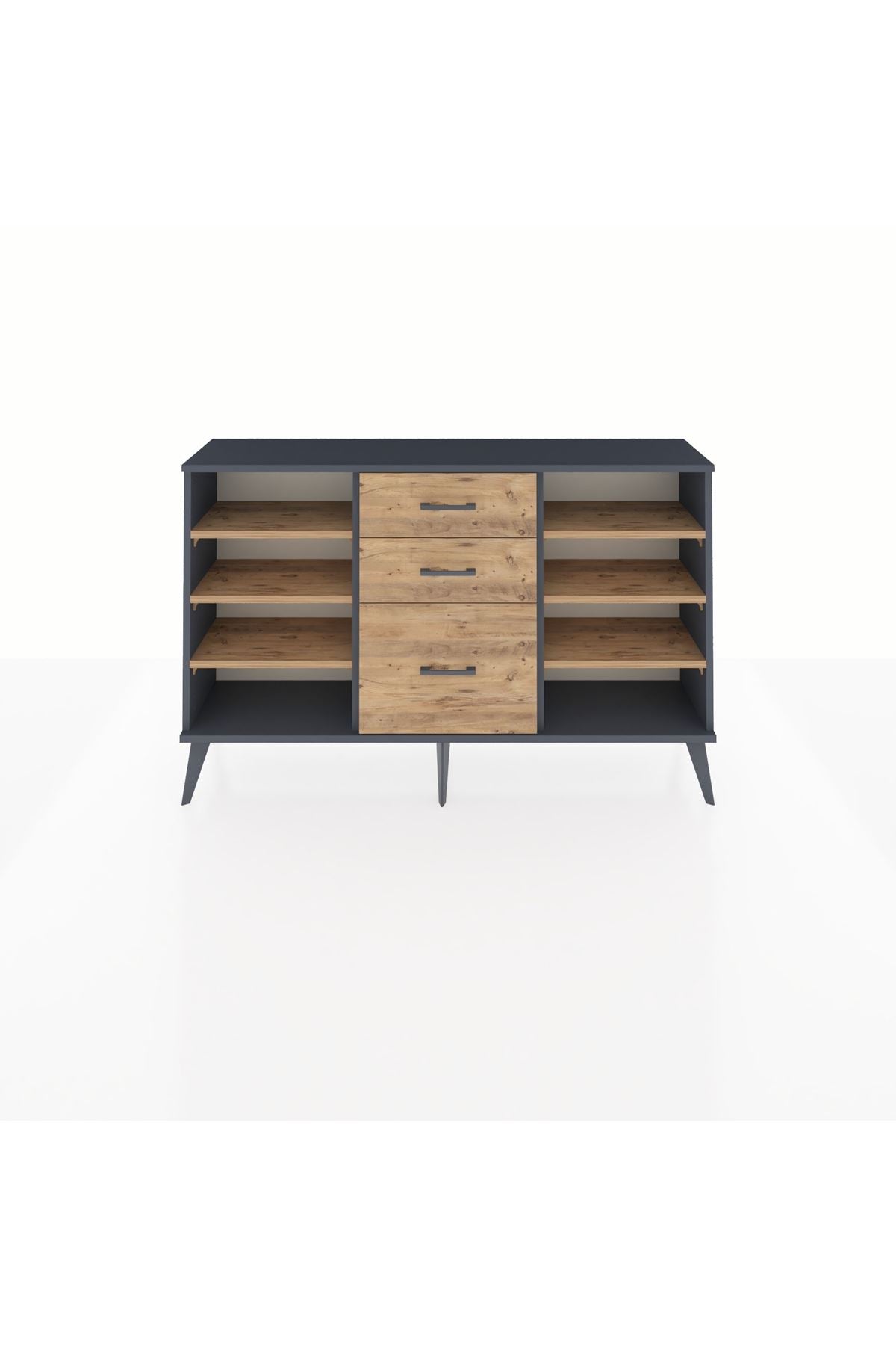 Arges Konsol 6 Raflı 3 Çekmeceli 132x30x83 - S144M012V12A