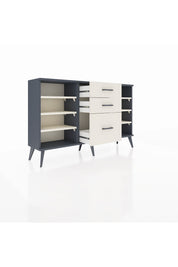 Arges Konsol 6 Raflı 3 Çekmeceli 132x30x83 - S144M012V13A