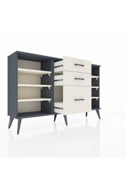 Arges Konsol 6 Raflı 3 Çekmeceli 132x30x83 - S144M012V13A