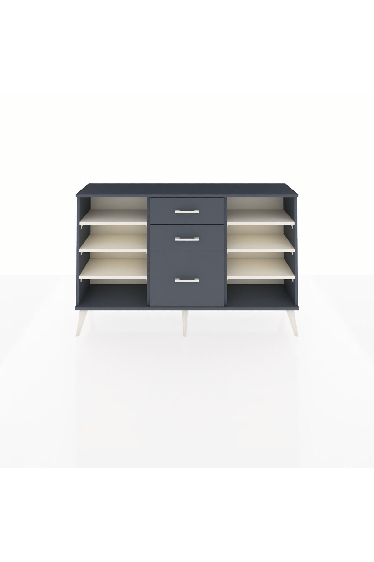 Arges Konsol 6 Raflı 3 Çekmeceli 132x30x83 - S144M012V14A