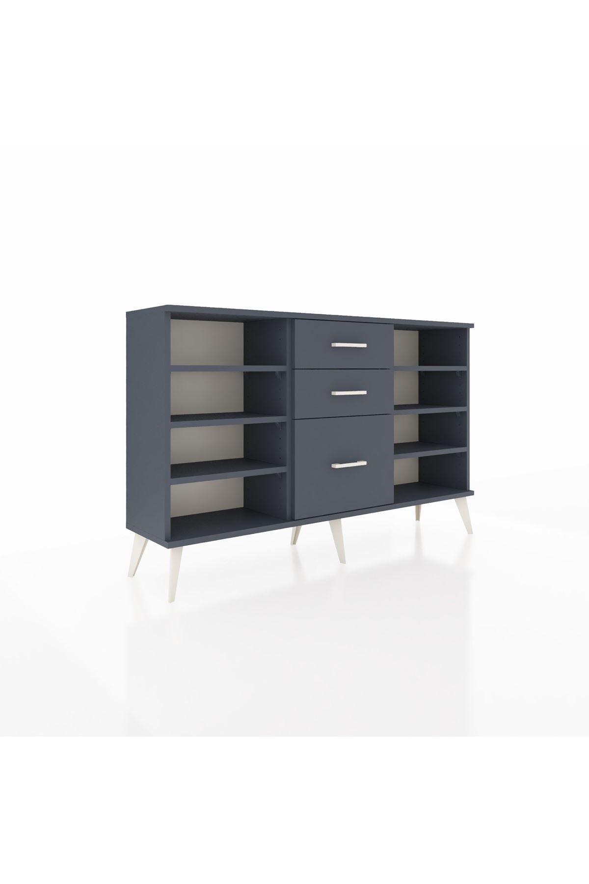 Arges Konsol 6 Raflı 3 Çekmeceli 132x30x83 - S144M012V17A
