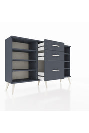 Arges Konsol 6 Raflı 3 Çekmeceli 132x30x83 - S144M012V17A
