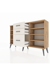 Arges Konsol 6 Raflı 3 Çekmeceli 132x30x83 - S144M012V19A
