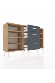 Arges Konsol 6 Raflı 3 Çekmeceli 132x30x83 - S144M012V20A