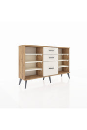 Arges Konsol 6 Raflı 3 Çekmeceli 132x30x83 - S144M012V22A