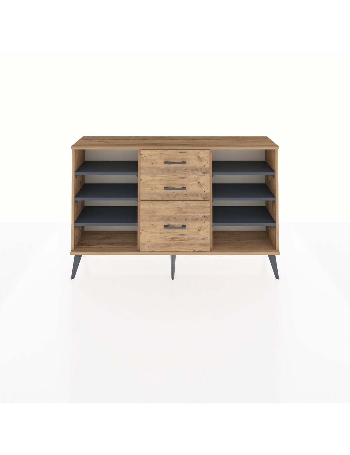 Arges Konsol 6 Raflı 3 Çekmeceli 132x30x83 - S144M012V27A