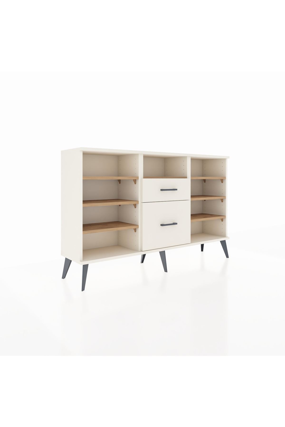 Arges Konsol 7 Raflı 2 Çekmeceli 132x30x83 - S144M013V01A