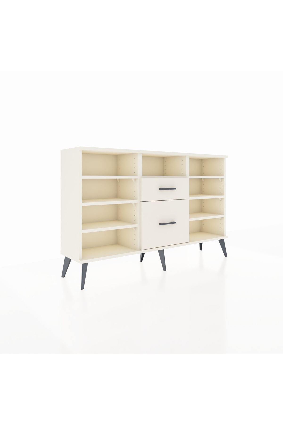 Arges Konsol 7 Raflı 2 Çekmeceli 132x30x83 - S144M013V04A