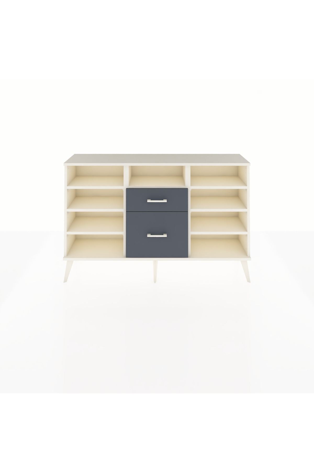 Arges Konsol 7 Raflı 2 Çekmeceli 132x30x83 - S144M013V05A