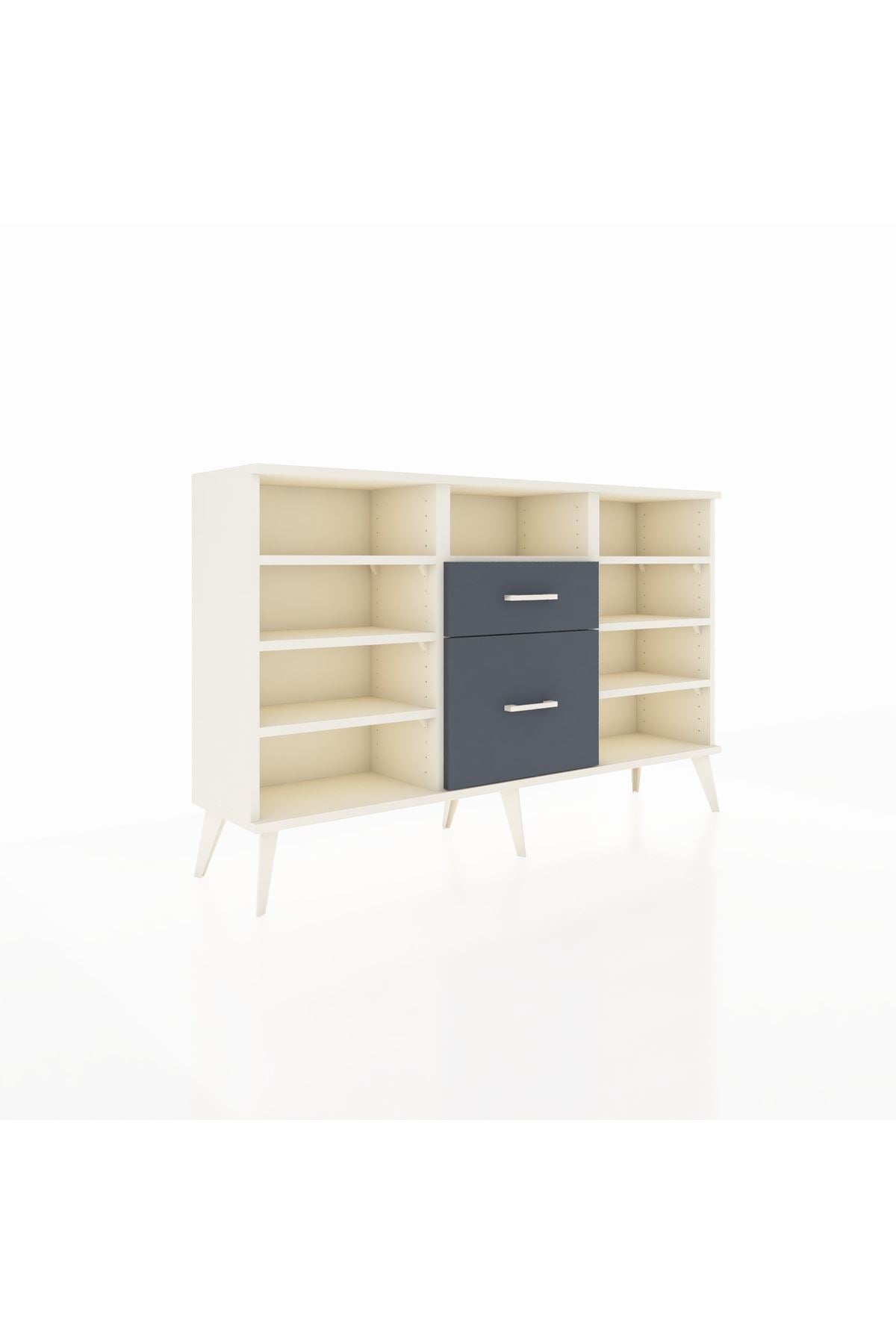 Arges Konsol 7 Raflı 2 Çekmeceli 132x30x83 - S144M013V05A