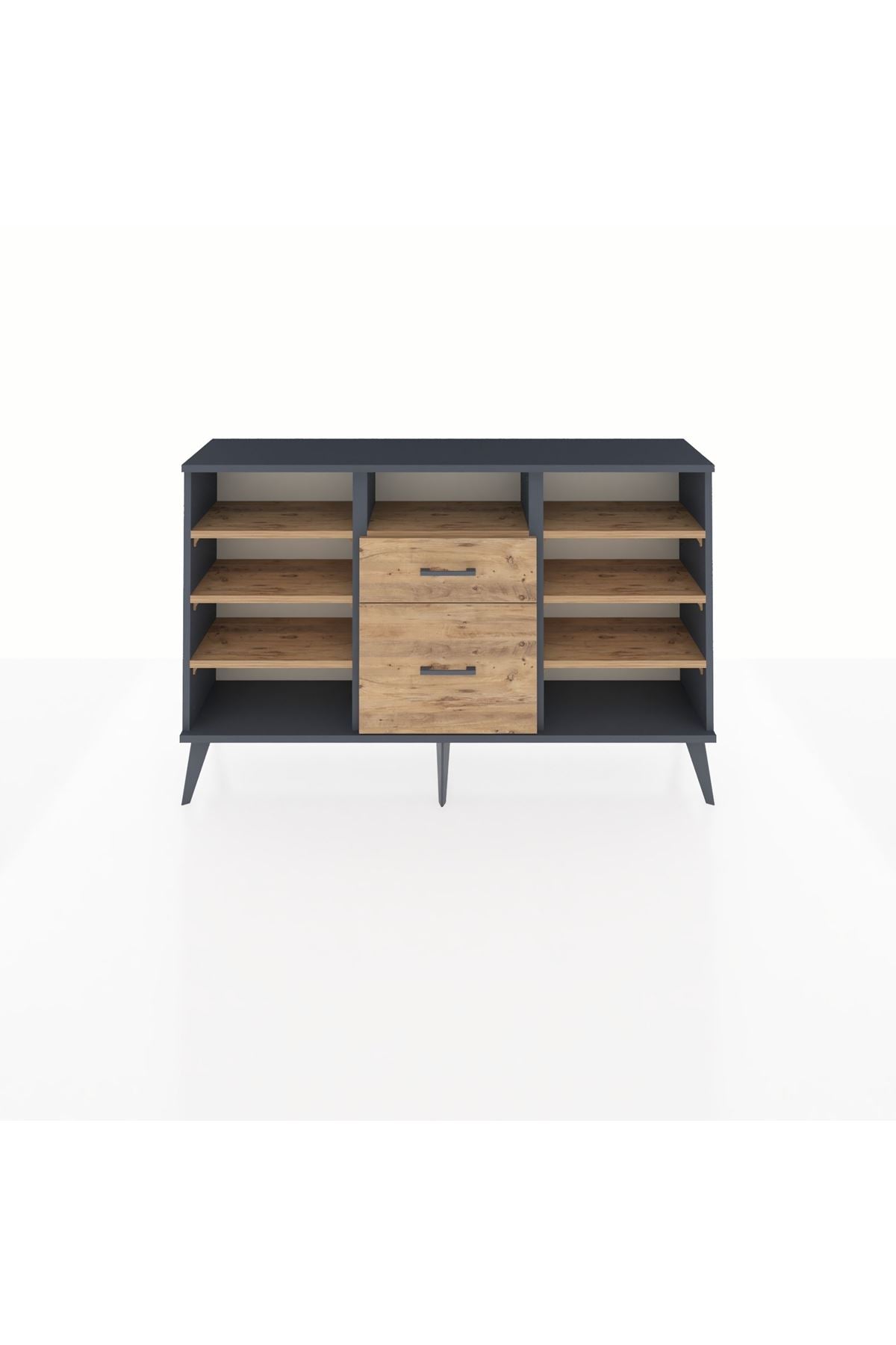 Arges Konsol 7 Raflı 2 Çekmeceli 132x30x83 - S144M013V12A