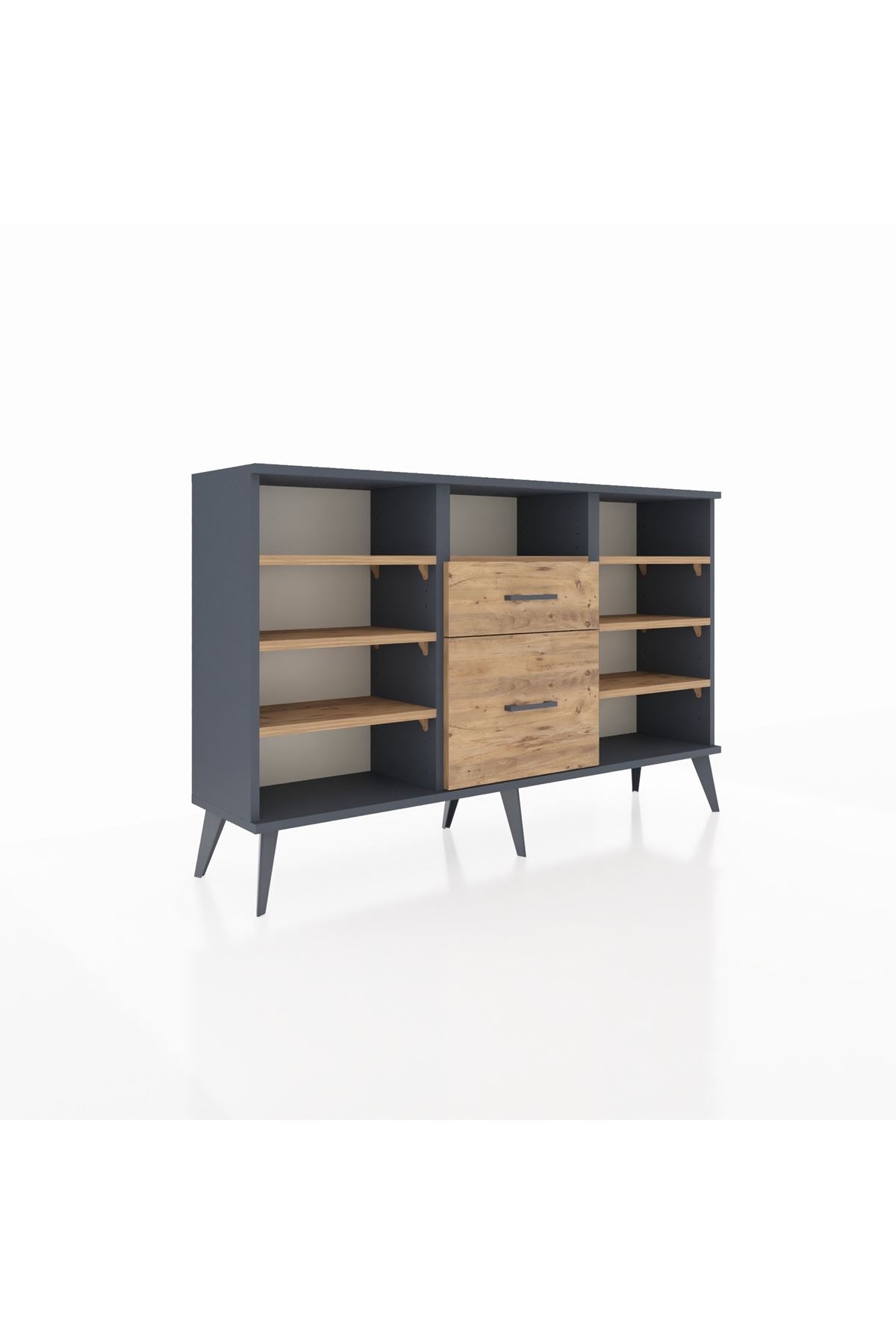 Arges Konsol 7 Raflı 2 Çekmeceli 132x30x83 - S144M013V12A