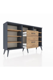 Arges Konsol 7 Raflı 2 Çekmeceli 132x30x83 - S144M013V12A