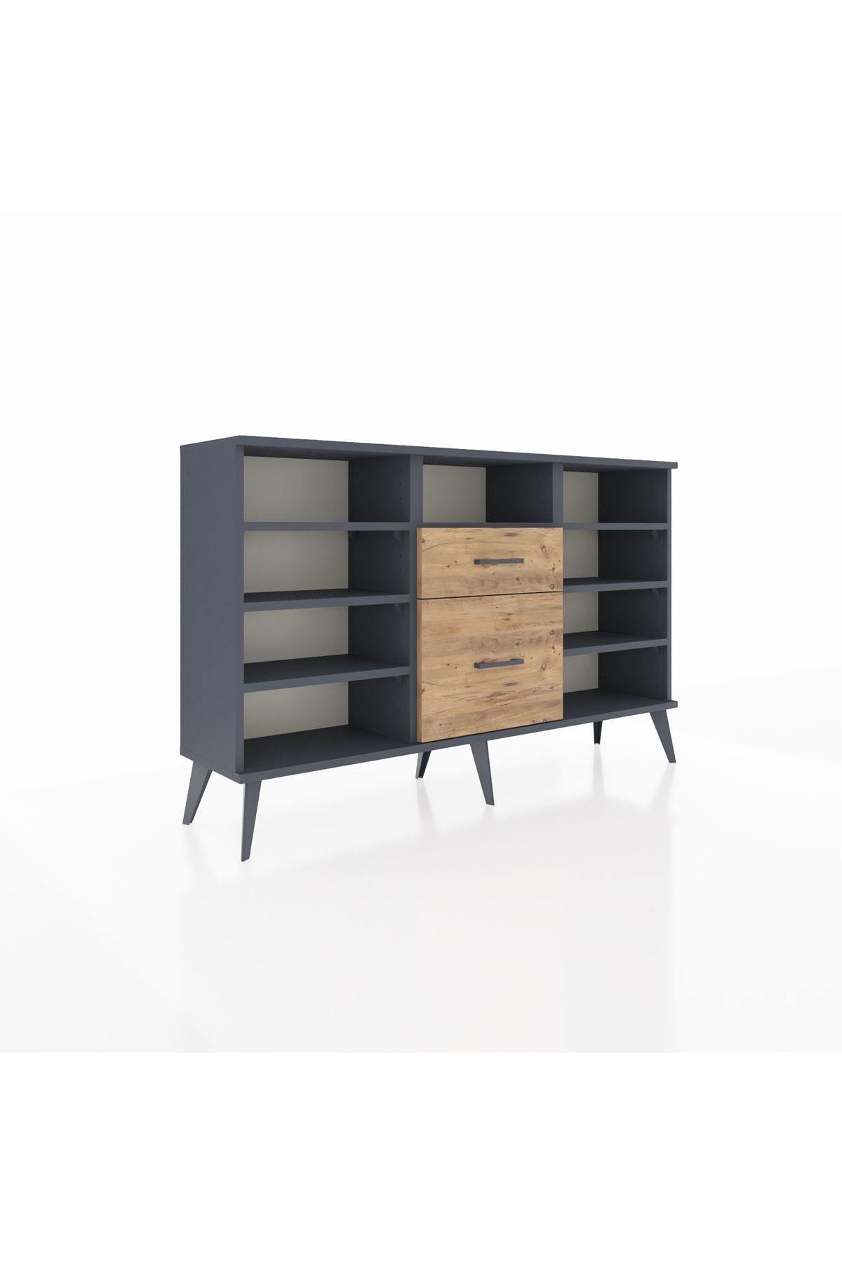Arges Konsol 7 Raflı 2 Çekmeceli 132x30x83 - S144M013V18A