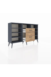 Arges Konsol 7 Raflı 2 Çekmeceli 132x30x83 - S144M013V18A