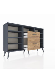 Arges Konsol 7 Raflı 2 Çekmeceli 132x30x83 - S144M013V18A