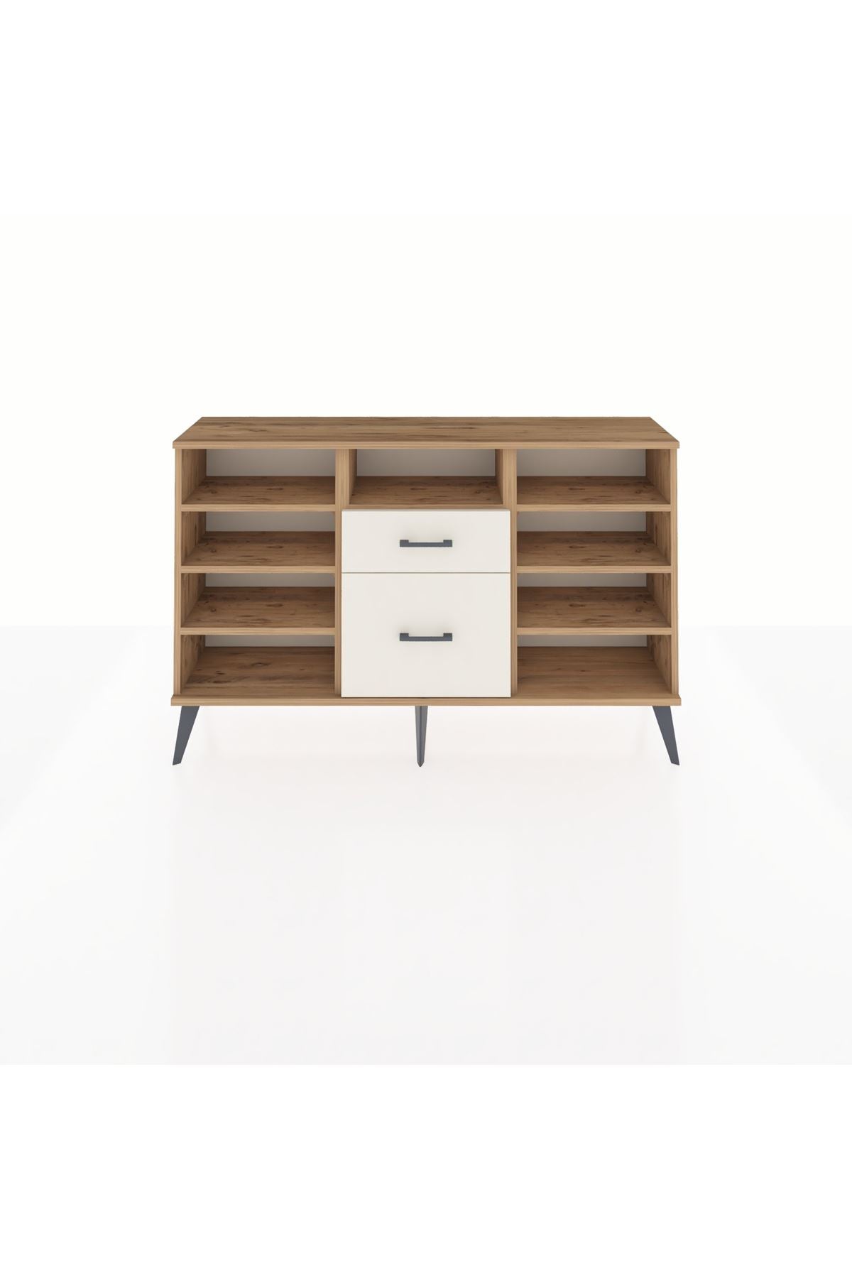 Arges Konsol 7 Raflı 2 Çekmeceli 132x30x83 - S144M013V19A