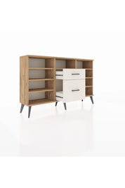 Arges Konsol 7 Raflı 2 Çekmeceli 132x30x83 - S144M013V19A