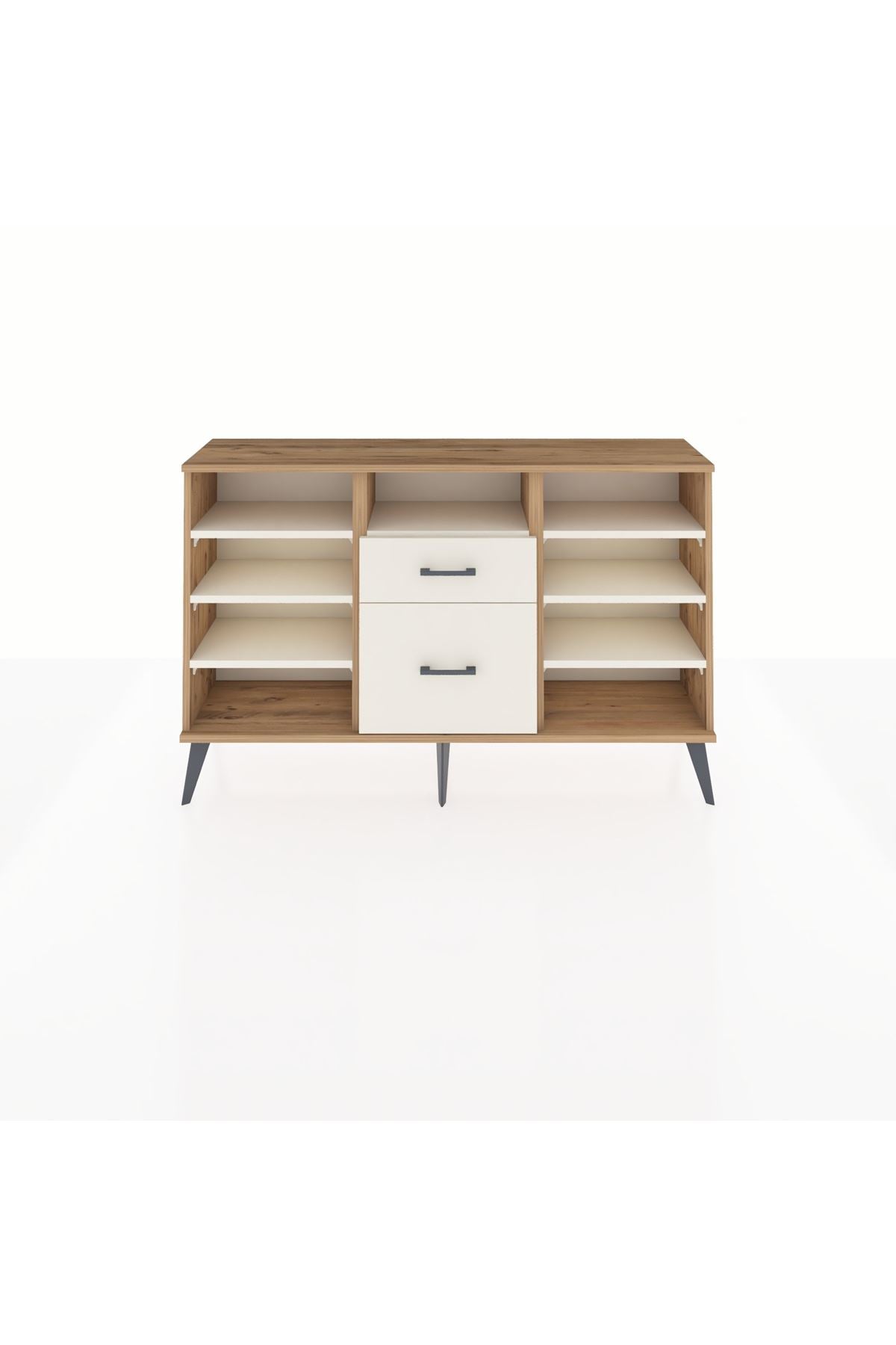 Arges Konsol 7 Raflı 2 Çekmeceli 132x30x83 - S144M013V22A