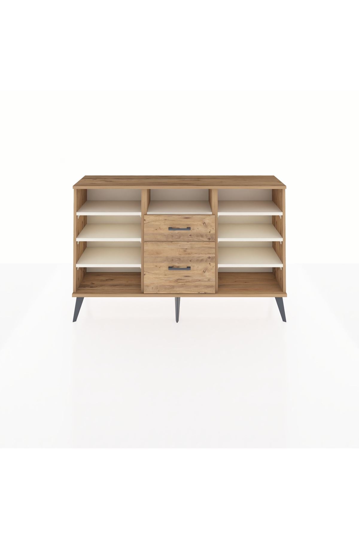 Arges Konsol 7 Raflı 2 Çekmeceli 132x30x83 - S144M013V24A