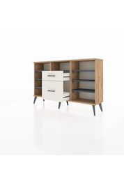 Arges Konsol 7 Raflı 2 Çekmeceli 132x30x83 - S144M013V25A